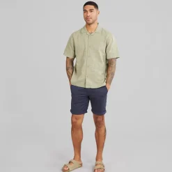 Indicode Herren Wellen Hemd Aloe