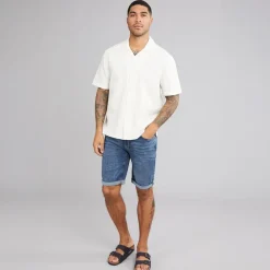 Indicode Herren Wellen Hemd Vanilla Ice