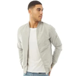 JACK & JONES Bomberjacke Herren Geist Grau