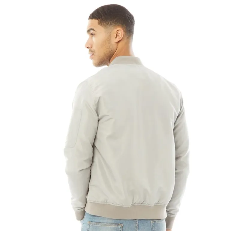 JACK & JONES Bomberjacke Herren Geist Grau