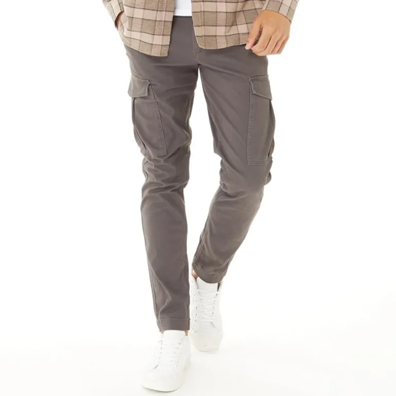 JACK & JONES Cargohose Herren Marco Dean Asphalt