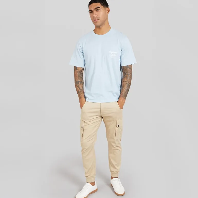 JACK & JONES Cargohose Herren Paul Warner AKM 111 Beige