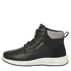 JACK & JONES Herren Alaska PU Nubuk Stiefel Anthrazit