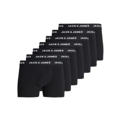 JACK & JONES Herren Anthony Boxershorts Schwarz