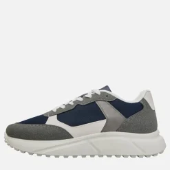 JACK & JONES Herren Aspire PU Runner Turnschuhe Navy/Grau