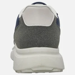 JACK & JONES Herren Aspire PU Runner Turnschuhe Navy/Grau