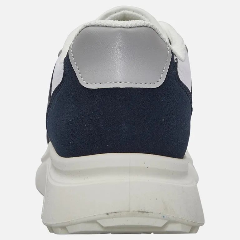 JACK & JONES Herren Aspire PU Runner Turnschuhe Weiß/Grau