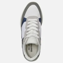 JACK & JONES Herren Aspire PU Runner Turnschuhe Weiß/Grau