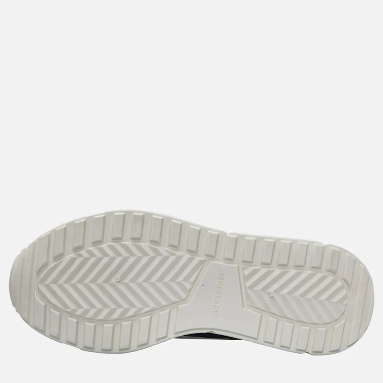 JACK & JONES Herren Aspire PU Runner Turnschuhe Weiß/Grau