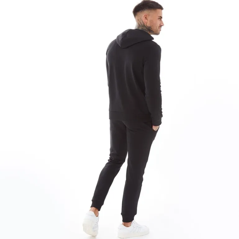 JACK & JONES Herren Bank Trainingsanzug Schwarz
