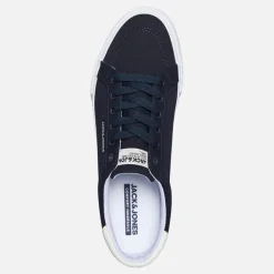 JACK & JONES Herren Basic Leinwand Turnschuhe Marineblau