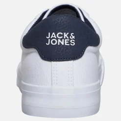 JACK & JONES Herren Basic Leinwand Turnschuhe Weiß