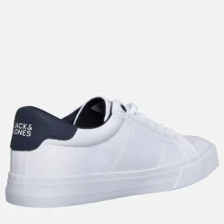 JACK & JONES Herren Basic Leinwand Turnschuhe Weiß