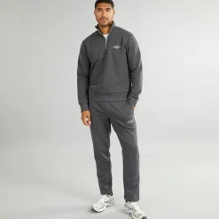 JACK & JONES Herren Berg Offener Saum 1 / 4 Trainingsanzug Asphalt