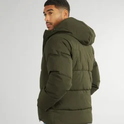 JACK & JONES Herren Brady Kapuzen Daunenjacke Rosin