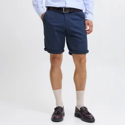 JACK & JONES Herren Chino Shorts Navy Blazer
