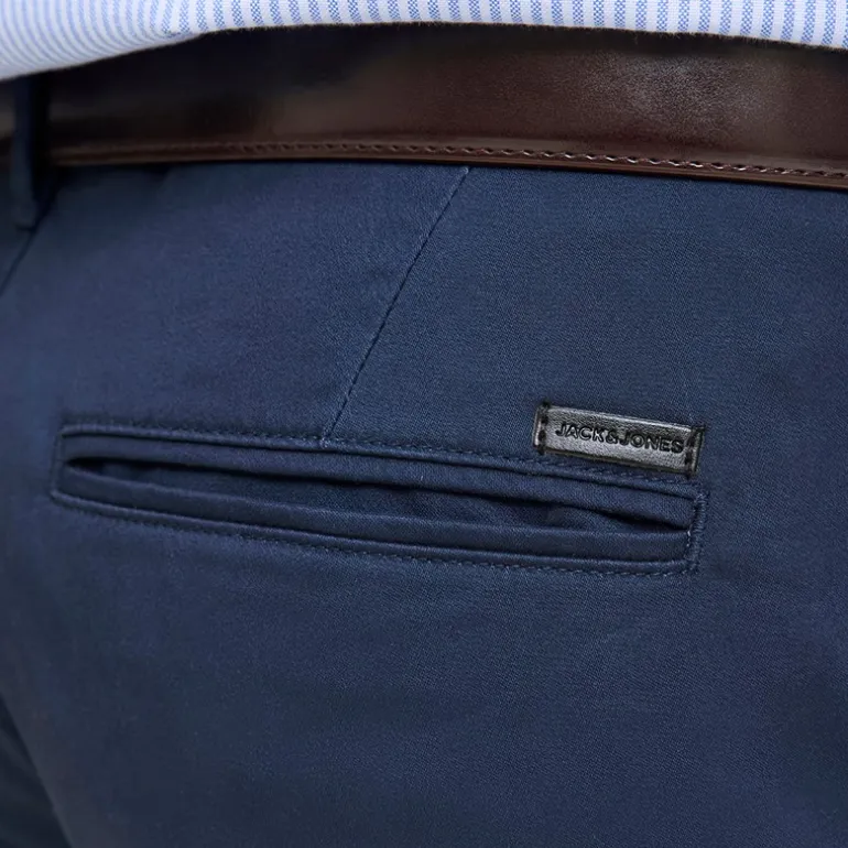 JACK & JONES Herren Chino Shorts Navy Blazer