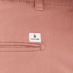 JACK & JONES Herren Chinos Shorts Rosa