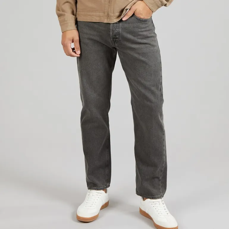 JACK & JONES Herren Chris AT 222 Original Relaxed Fit Jeans Schwarz