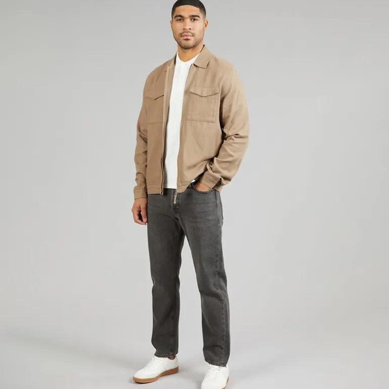 JACK & JONES Herren Chris AT 222 Original Relaxed Fit Jeans Schwarz