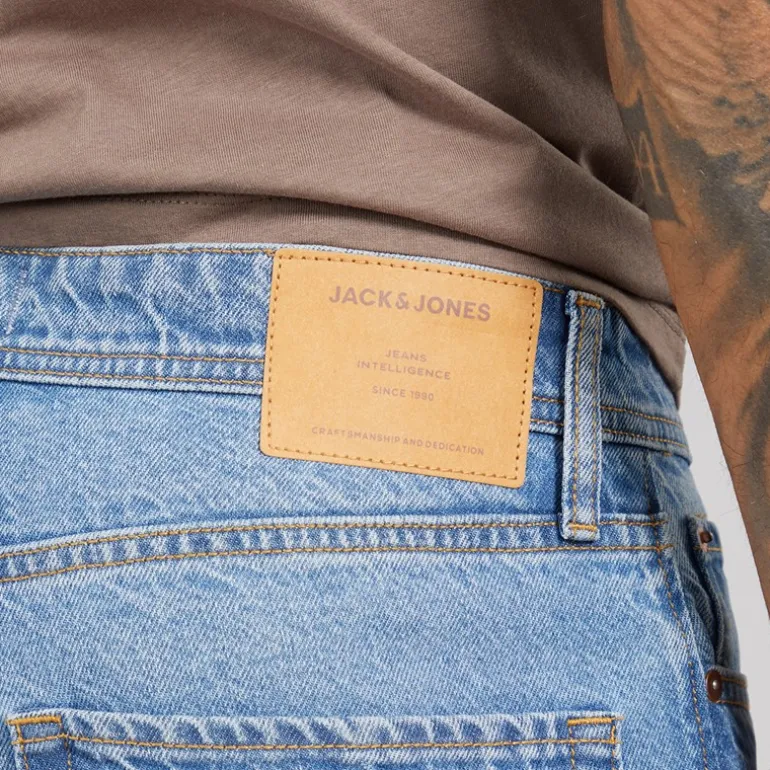JACK & JONES Herren Chris SQ 957 Relaxed Fit Jeans Blaue Denim