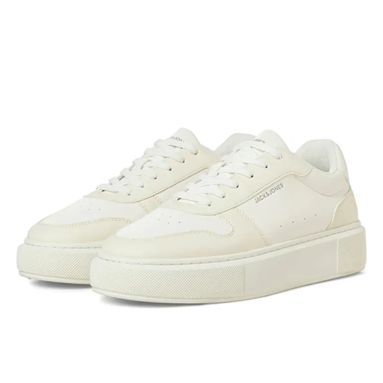 JACK & JONES Herren Cobra PU Combo Turnschuhe Weiß