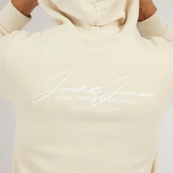 JACK & JONES Herren Cover Script Trainingsanzug Moonbeam