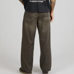 JACK & JONES Herren Dave Skewed 464 Wide Jeans Black Denim