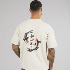 JACK & JONES Herren Fisch T Shirt Moonbeam Fish