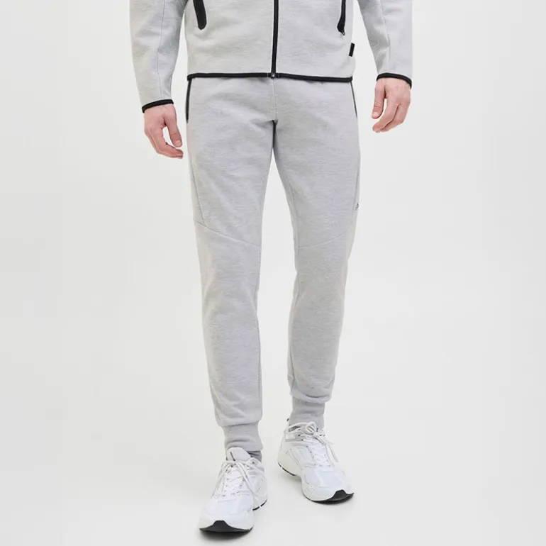 JACK & JONES Herren Fusions Jogginghosen Light Grey Melange