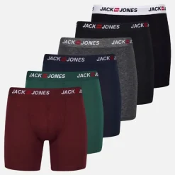 JACK & JONES Herren Jaccorp Logo Six Pack Boxer Slips Pack 4 Port Royal