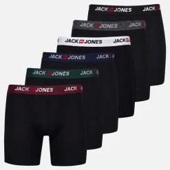 JACK & JONES Herren Jaccorp Logo Six Pack Boxer Slips Pack 5 Black