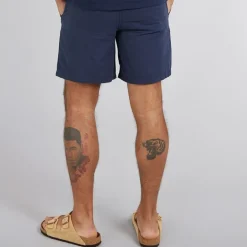 JACK & JONES Herren Jaiden Leinenmischung Shorts Marineblau Blazer