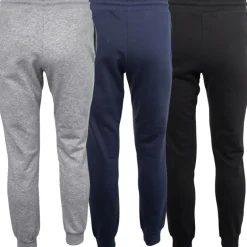 JACK & JONES Herren Jax 3er-Pack Jogginghosen Steppschuh / Hellgrau Melange / Marineblau Blazer