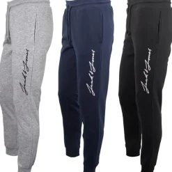 JACK & JONES Herren Jax 3er-Pack Jogginghosen Steppschuh / Hellgrau Melange / Marineblau Blazer