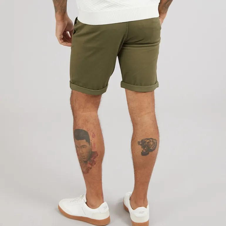 JACK & JONES Herren JJ Base Chinos Shorts Olivengrün