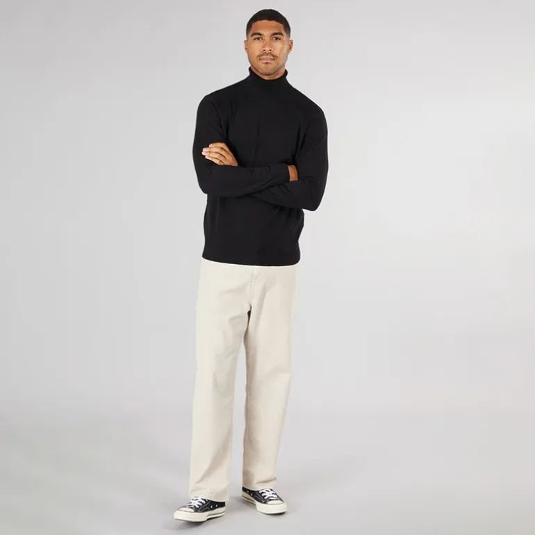 JACK & JONES Herren Jwhemil Rollkragen Pullover Schwarz