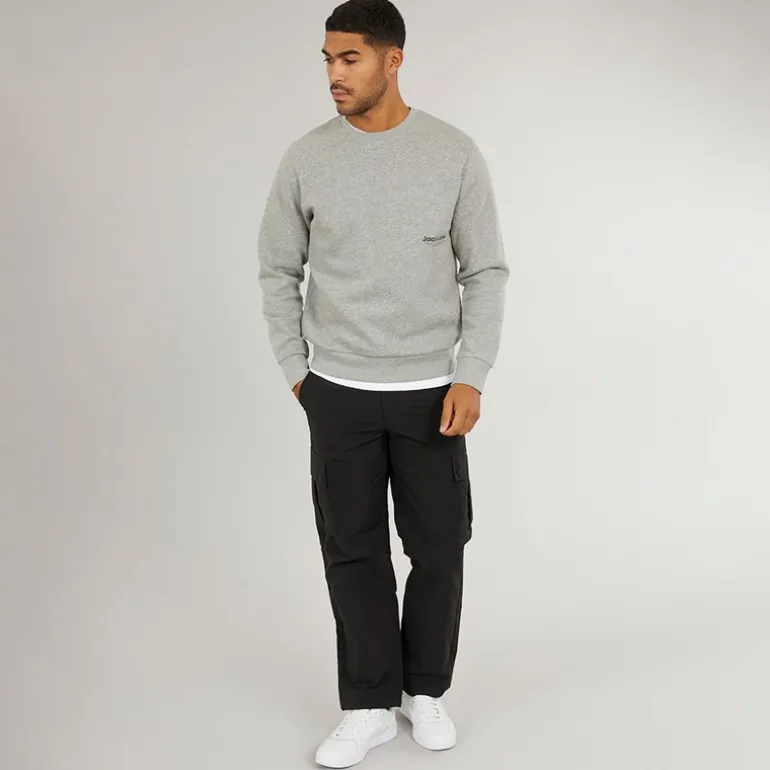 JACK & JONES Herren Karl Kurtis Snap Cargohosen Schwarz