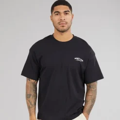 JACK & JONES Herren Küsten Tage T-Shirt Schwarz