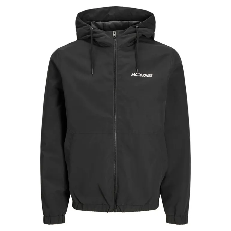 JACK & JONES Herren Mash Kapuzenbomber Schwarz