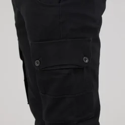 JACK & JONES Herren Paul Warner AKM 111 Cargohose Schwarz
