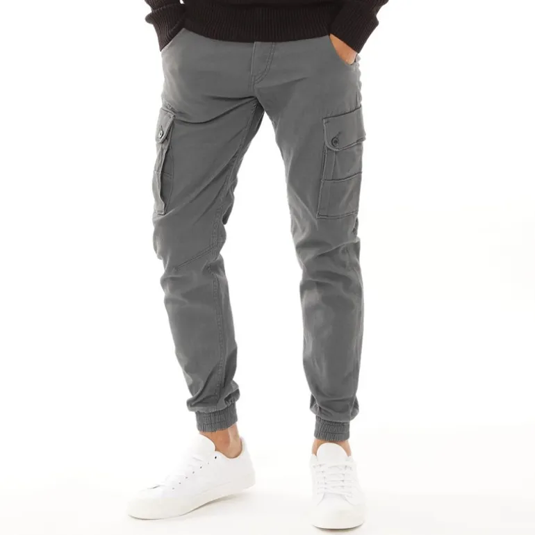 JACK & JONES Herren Paul Warner AKM 111 Cargohose Asphalt