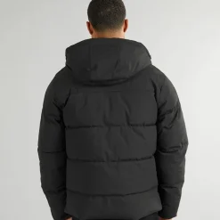 JACK & JONES Herren Pufferjacke Schwarz