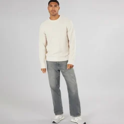 JACK & JONES Herren Reis Strickpullover Haferflocken