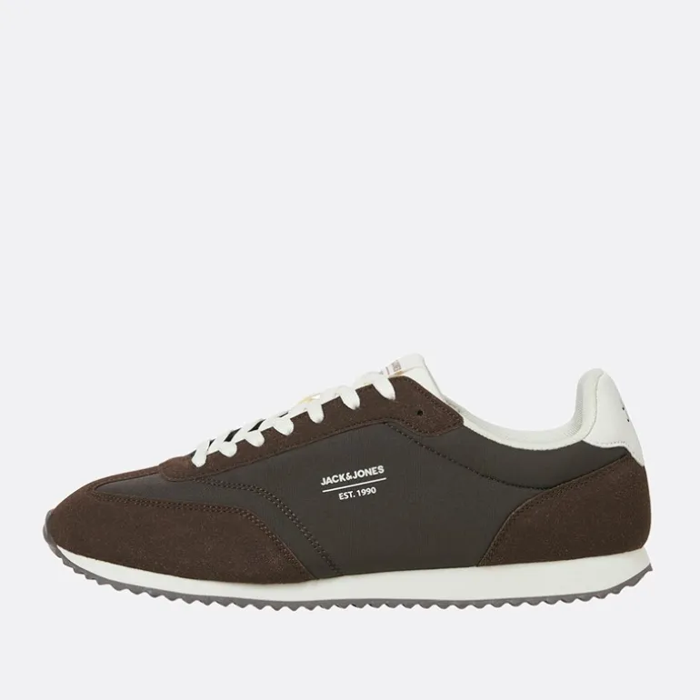 JACK & JONES Herren Retro Runner Turnschuhe Blumenerde
