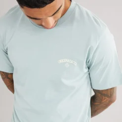 JACK & JONES Herren Santorini Back T-Shirts Grün