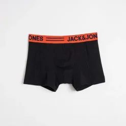 JACK & JONES Herren Sense Solid Sieben Pack Slips Schwarz/Dark Navy/Dark Navy/Oceana/Oceana/Schwarz/Schwarz