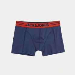 JACK & JONES Herren Sense Solid Sieben Pack Slips Schwarz/Dark Navy/Dark Navy/Oceana/Oceana/Schwarz/Schwarz