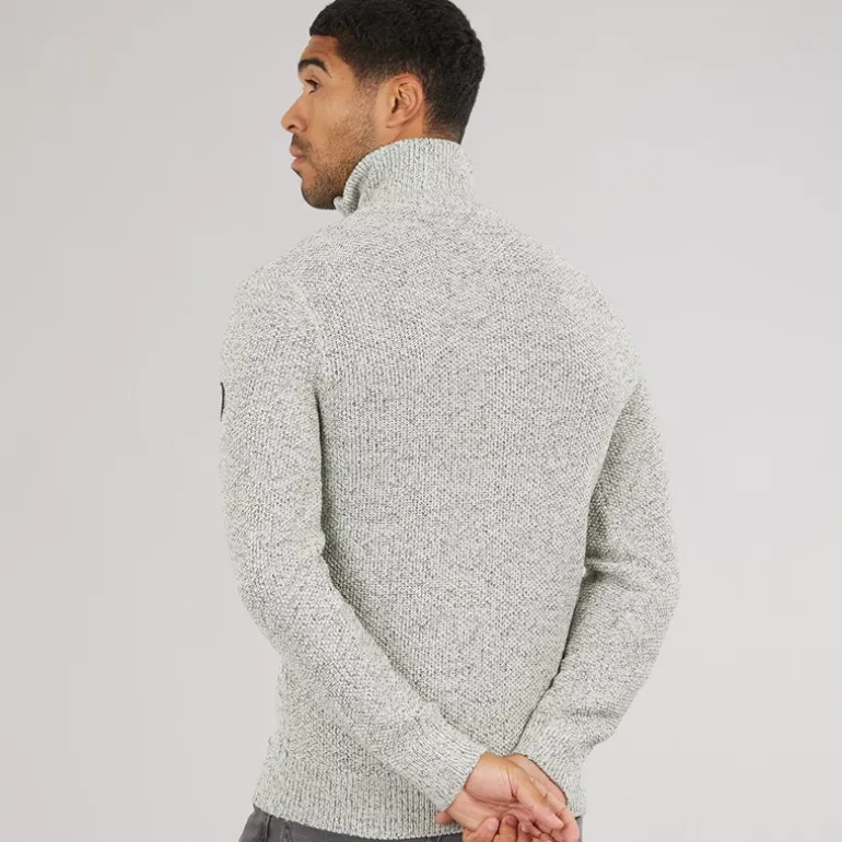 JACK & JONES Herren Shane Strickpullover Silber Birke