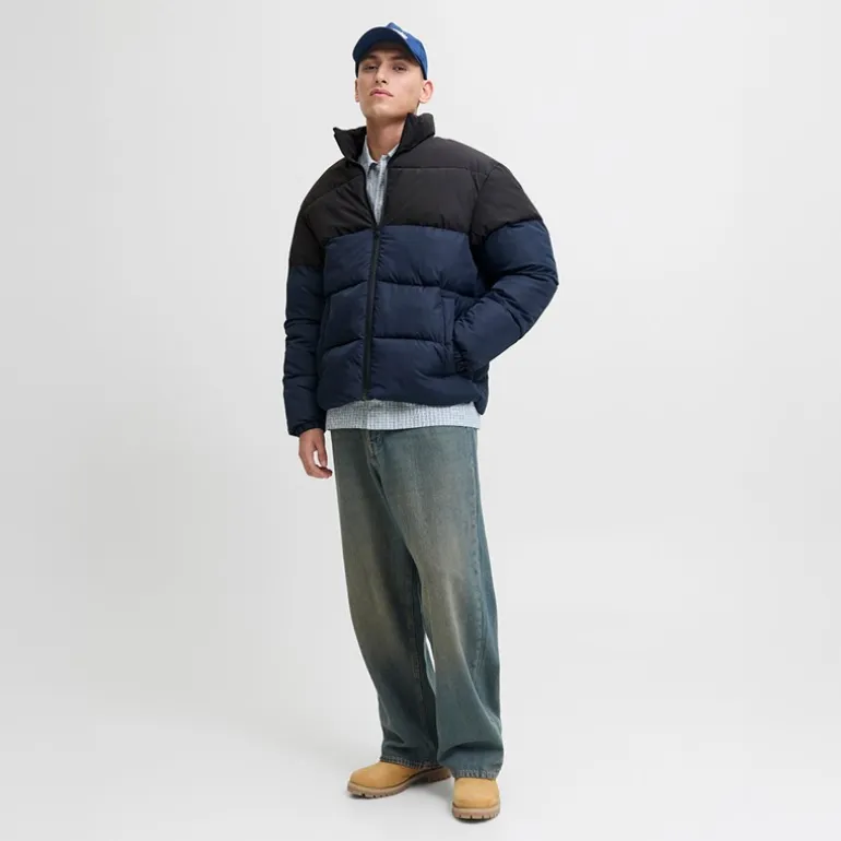 JACK & JONES Herren Stehkragen Steppjacke Sky Captain